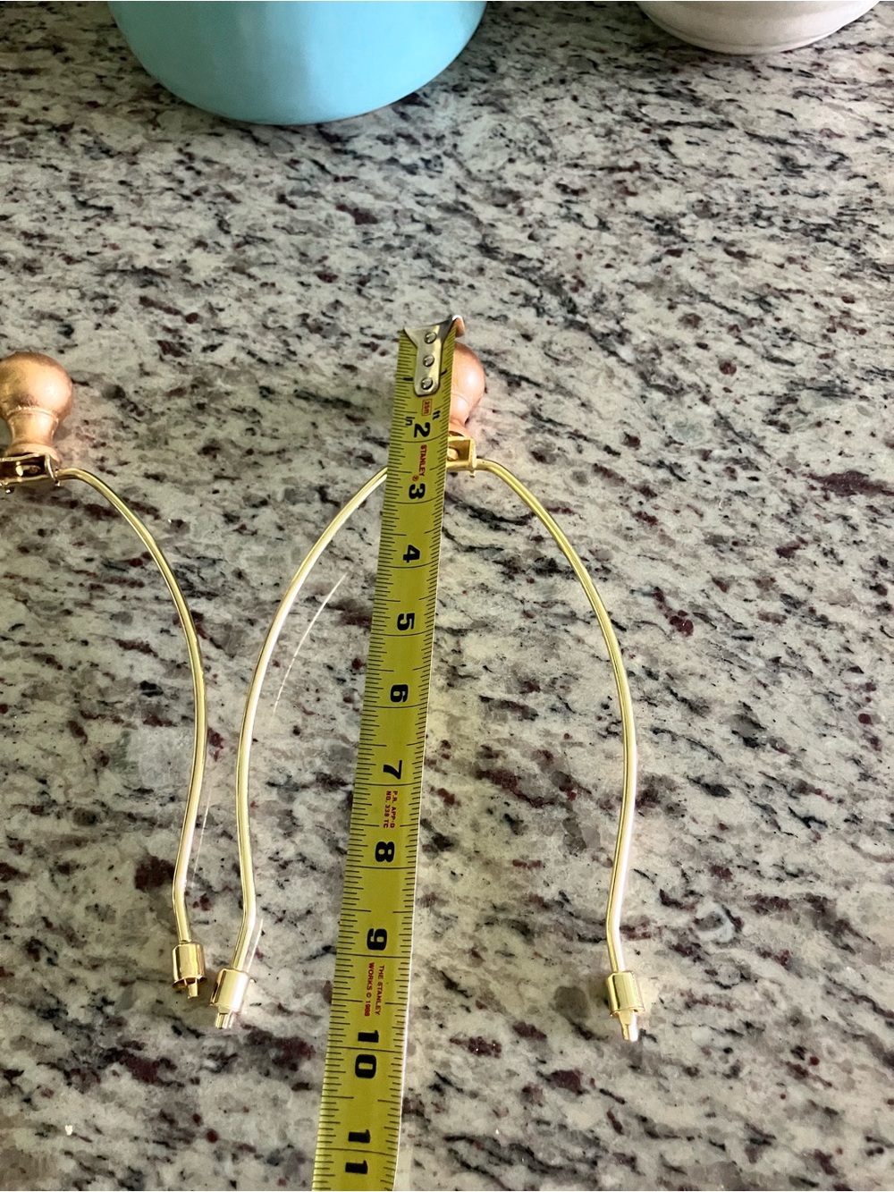 Two New Gold Lamp Harps - Picture 4 of 5